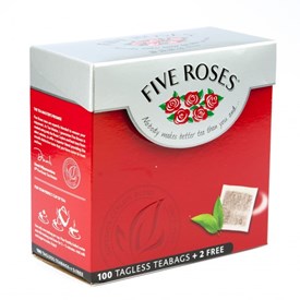Five Roses Tagless Teabags 100 pack